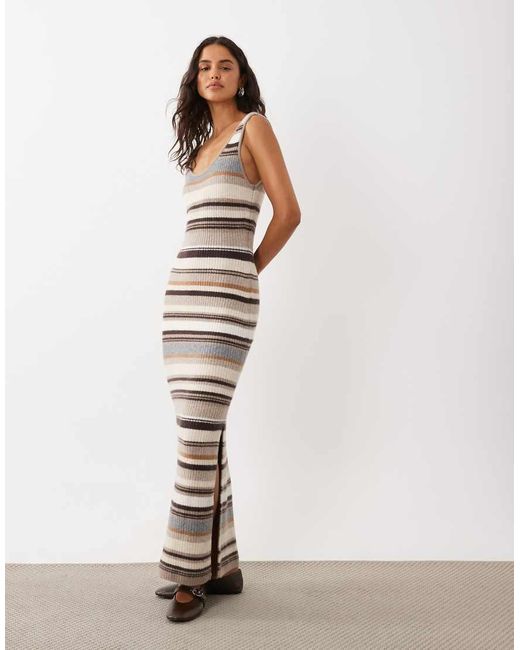 Abercrombie & Fitch White Knitted Dress
