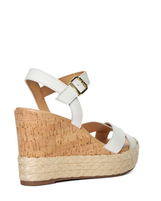 Dune Metallic Kindest Wedged Heels