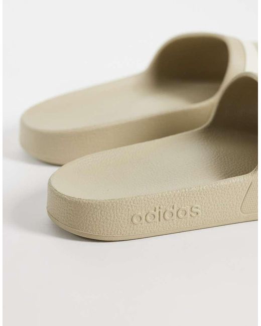 Adidas Originals Natural Adidas Training Adilette Aqua Sliders for men