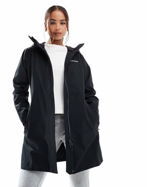 Berghaus Blue Omeara Long Waterproof Jacket