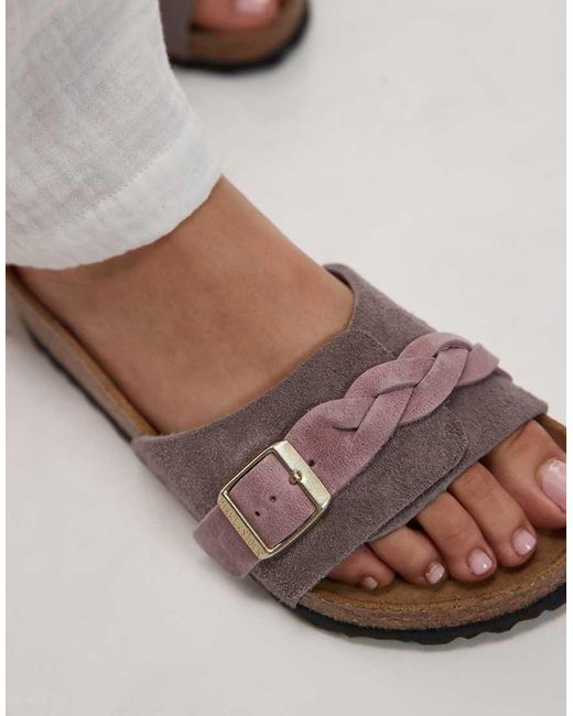 Birkenstock Gray Braided Oita Sandals