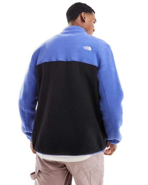 The North Face – yumiori – mehrfarbige fleece-jacke mit reißverschluss in Blue für Herren