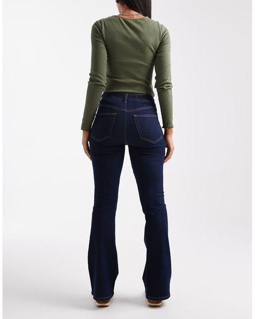 Miss Selfridge Blue Flare Jean