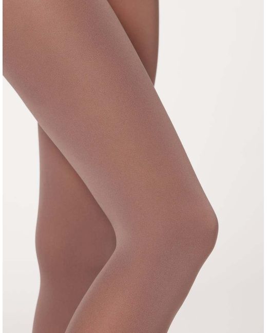 Calzedonia White 50 Den Total Comfort Soft Touch Tights