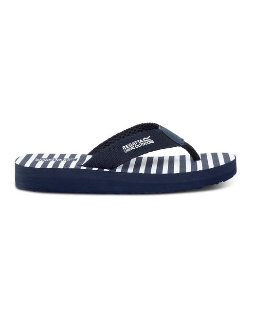 Regatta Blue Catarina Lightweight Flip Flops