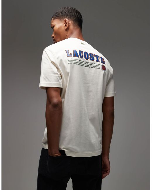 Lacoste – t-shirt in Gray für Herren