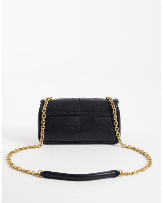 Mango White Cross Body Bag With Chain Strap
