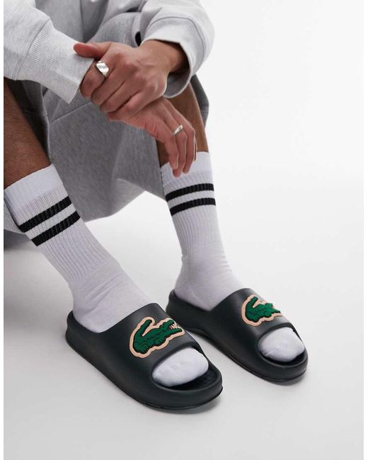 Lacoste Green Serve 2.0 Sliders for men