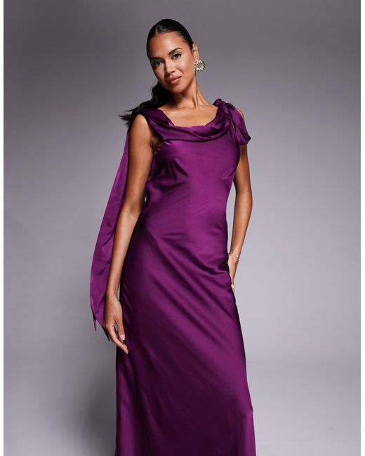TFNC London Purple – maxikleid