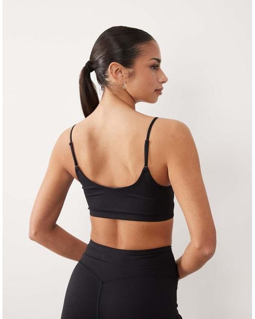Gina Tricot Black Mix And Match Yoga Bralette Top
