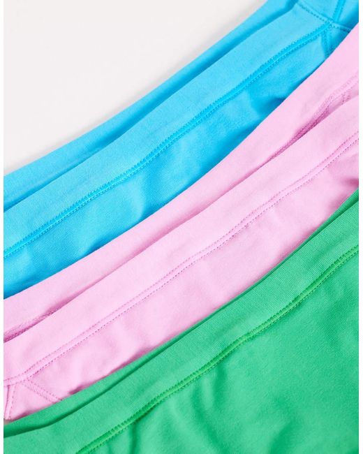 ASOS Set Van 3 Jaren 90 Tanga Brazilian in het Green