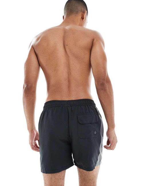 Barbour Black Logo Swimshorts for men