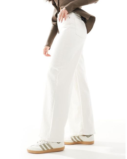 JJXX White Tokyo Wide Fit Jeans