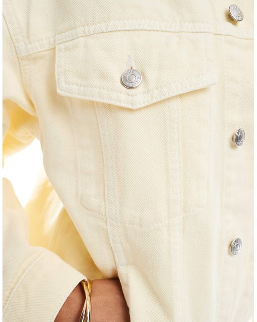 ASOS White Denim Western Jacket