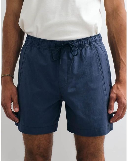 Abercrombie & Fitch White baggy Tech Shorts for men