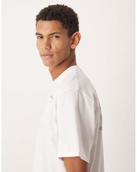 House Of Sunny White Sunny Side Up Tee for men