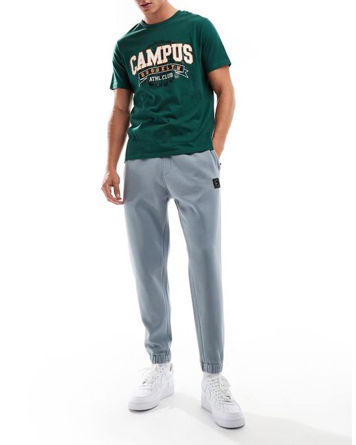 Joggers Grises Siren De Marshall Artist de hombre de color Blue