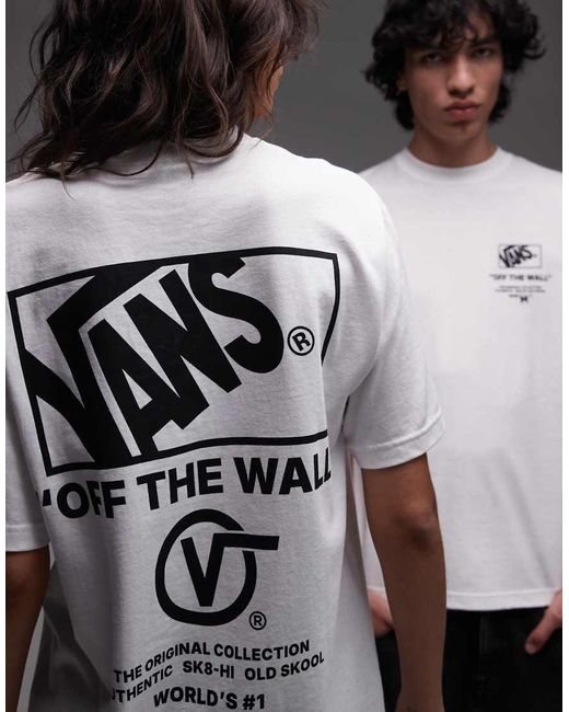 Vans Black Stockpile Graphic Back Print T-shirt
