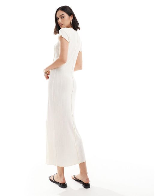 Vero Moda White – knöchellanges kleid