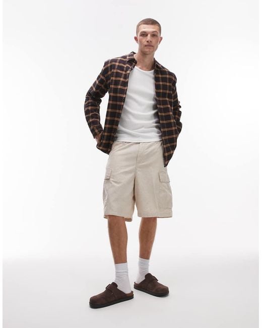 Pantalones Cortos Cargo Alan De -Neutro Carhartt de hombre de color White