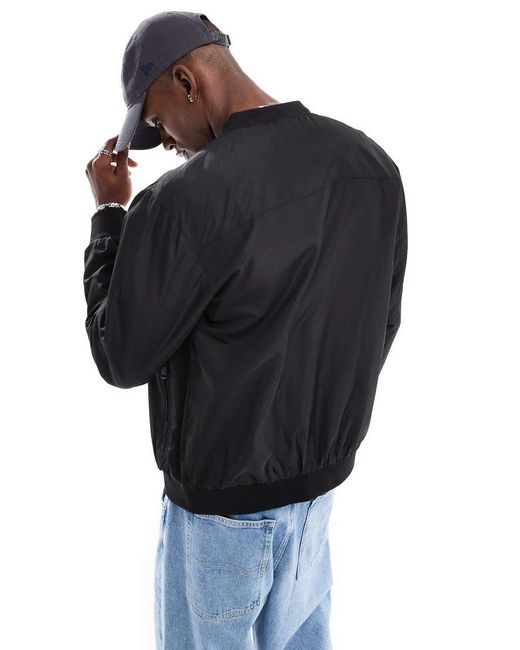 Brave Soul Blue Bomber Jacket for men