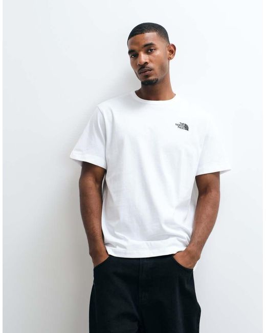 The North Face White Nse Slopes Graphic T-Shirt for men