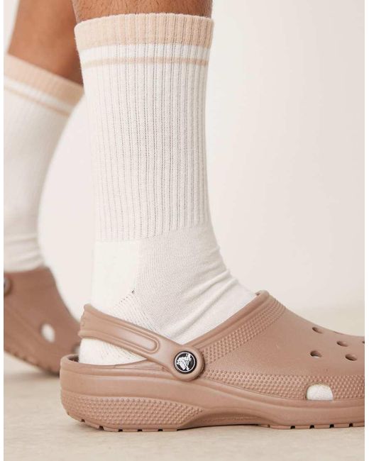 Zuecos Latte Clásicos De CROCSTM de hombre de color Brown