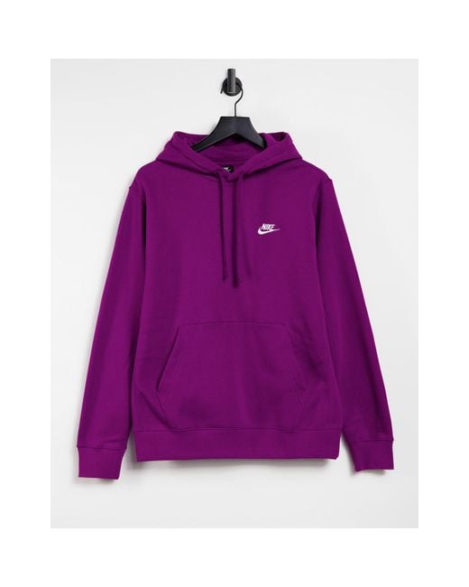 Sudadera violeta con capucha Nike de hombre de color Purple