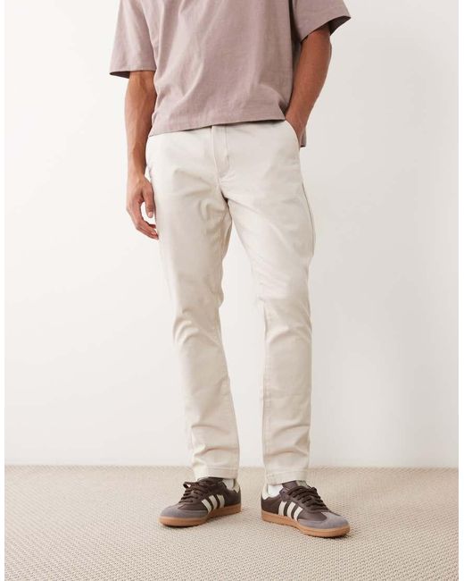 ASOS Pink Slim Chinos for men