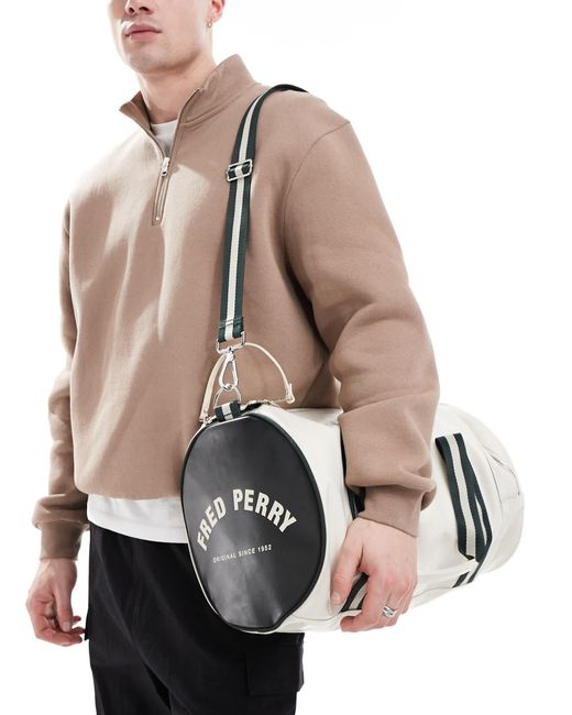 Fred Perry Natural Classic Barrel Bag for men