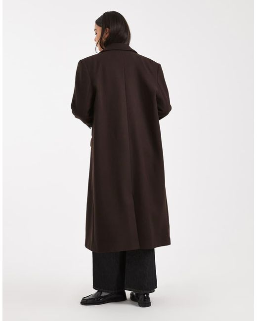 ASOS Black Oversized Dad Coat