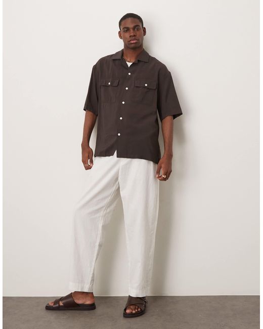 Mango – hemd in Brown für Herren