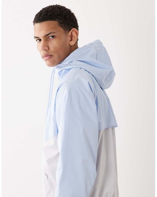 Nike Blue Windrunner Zip Hooded Jacket for men
