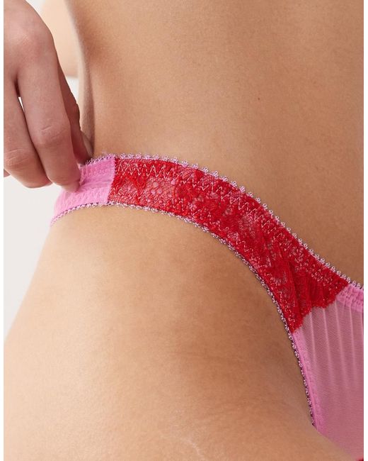Dora Larsen Pink Marlene Thong