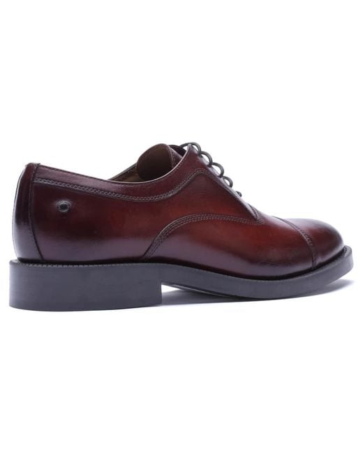 Base London Purple Roma Toe Cap Shoe for men