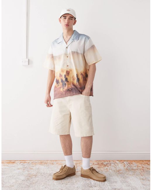 Dickies Multicolor Running Wild Button-up Shirt for men