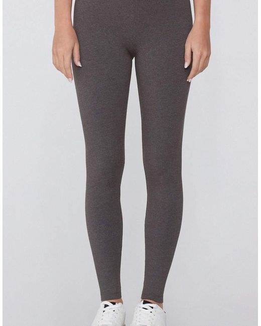 Tezenis White Basic Cotton Leggings
