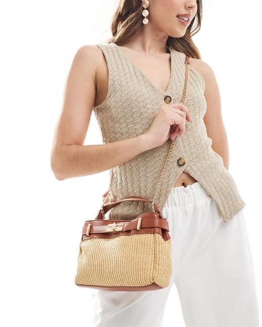 Stradivarius Natural – mini-handtasche
