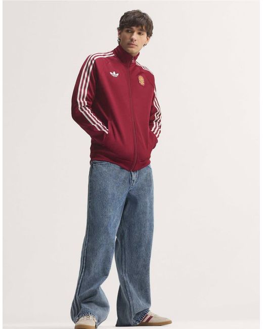 Adidas Originals Red Spain Originals Track Top for men