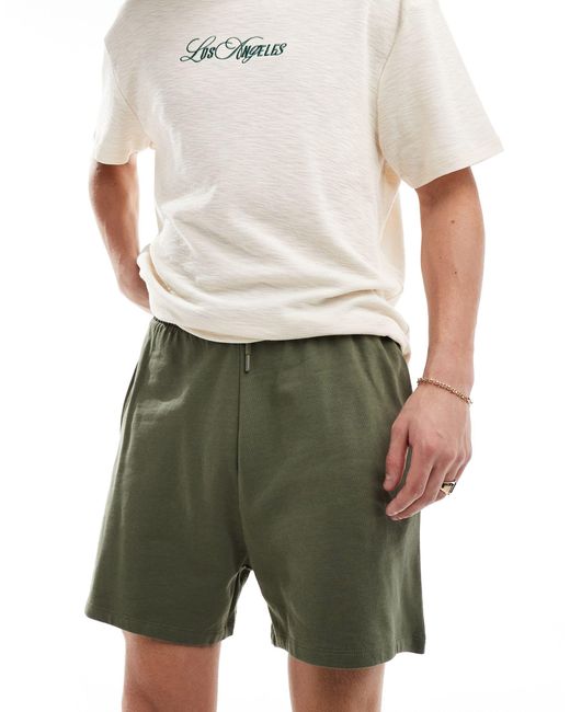 ASOS Green Oversized Shorts for men
