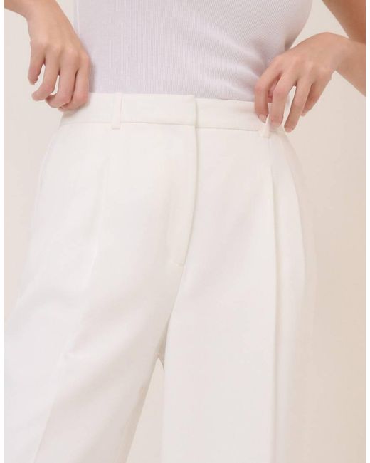 Nobody's Child Natural Tailored Jax Crepe Trousers