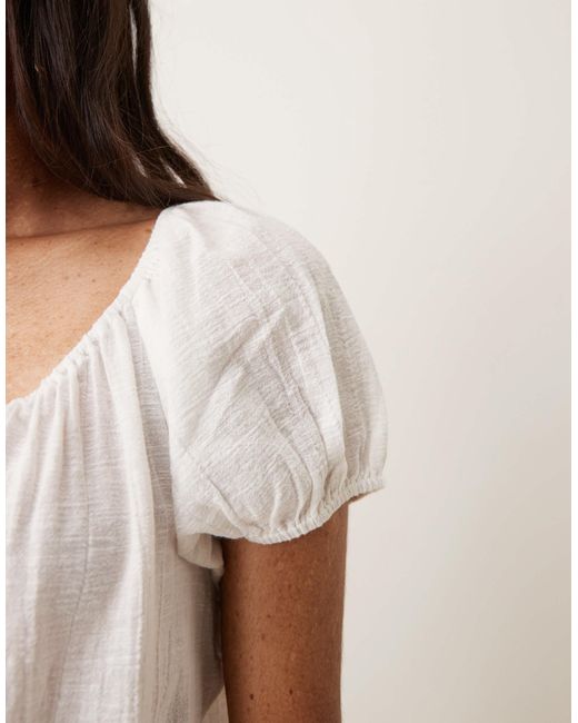 Aware Natural – kurzärmlige boho-bluse