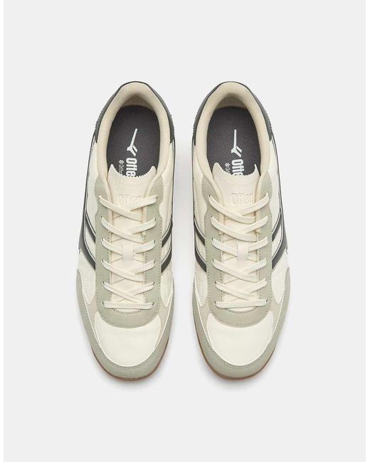 Pull&Bear Natural Retro Trainers for men