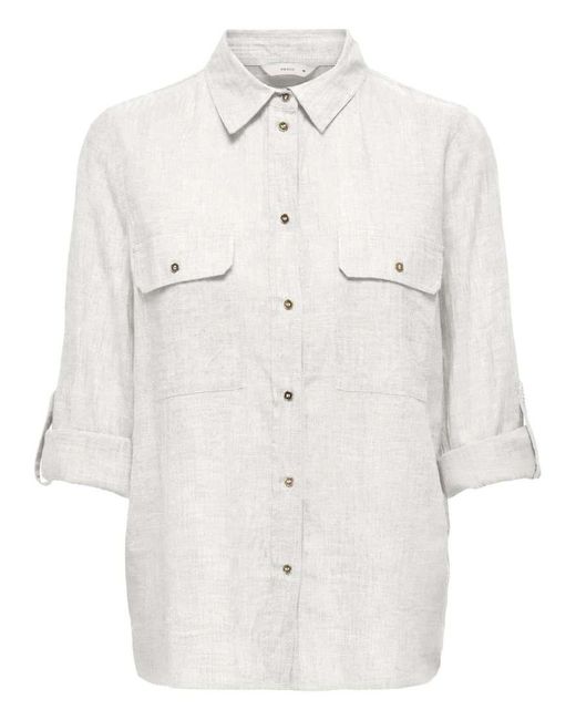 Camisa De ONLY de color White