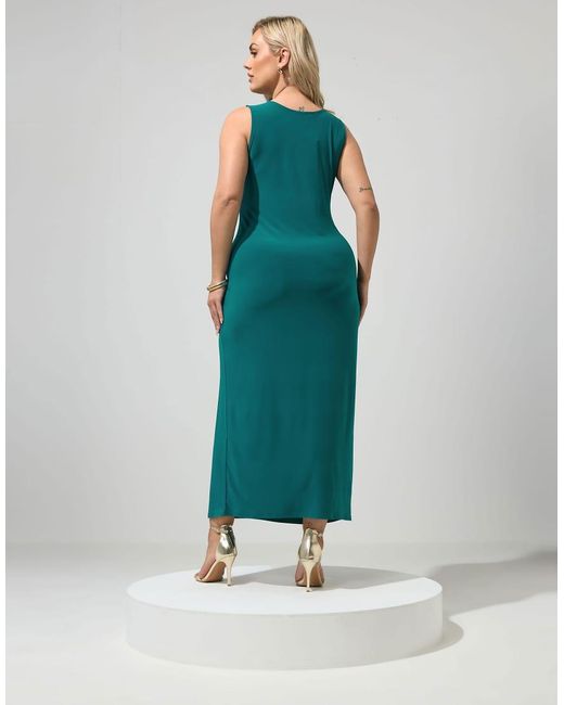 Yours Clothing Blue Sash Maxi Dress