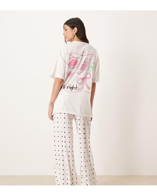 ASOS Asos Design Tall in het White