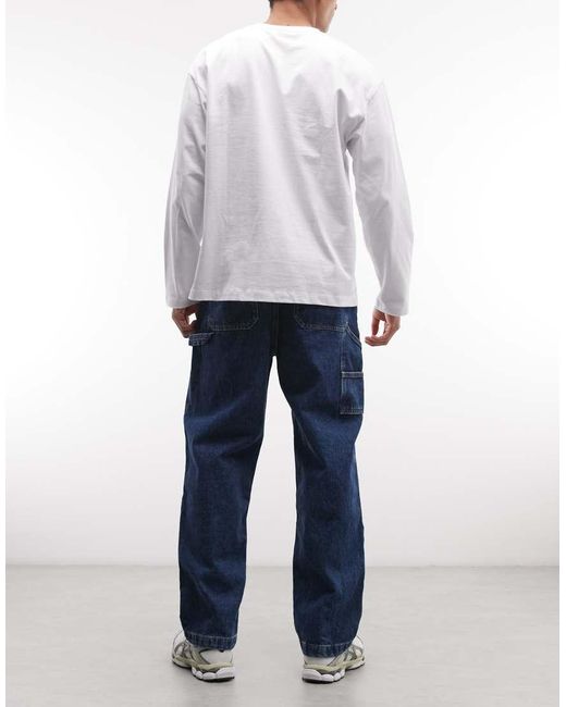 Timberland Blue Denim Carpenter Pant for men