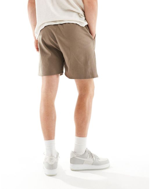 ASOS White Loopback Shorts for men