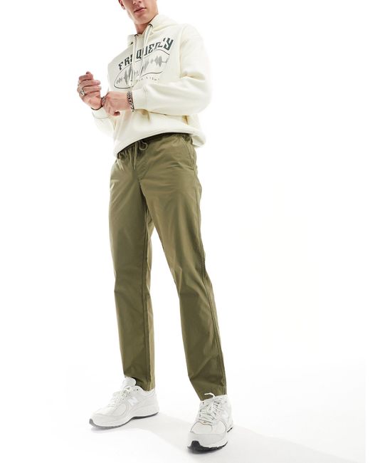 SELECTED Green Drawstring Trouser for men