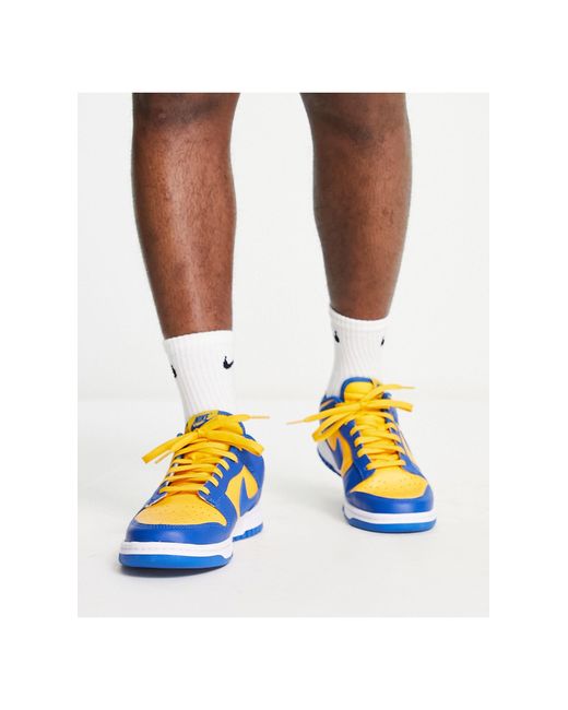Nike Dunk Retro Trainers in Blue for Men | Lyst UK